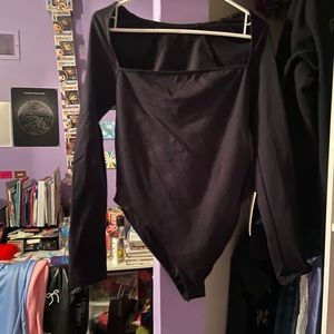 black bodysuit